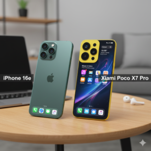 iPhone 16e vs Xiaomi Poco X7 Pro: Qual a Melhor Escolha em 2026?