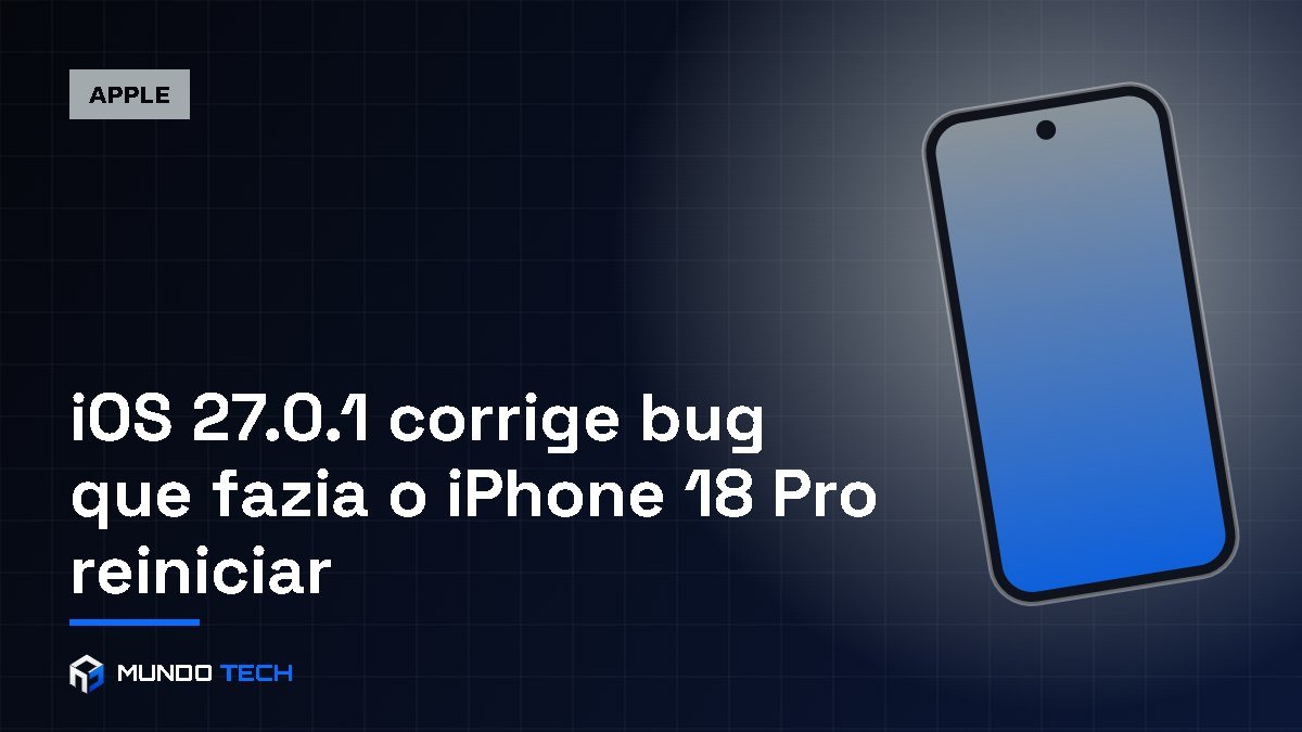 Capa: iOS 27.0.1 corrige bug do Face ID no iPhone 18 Pro