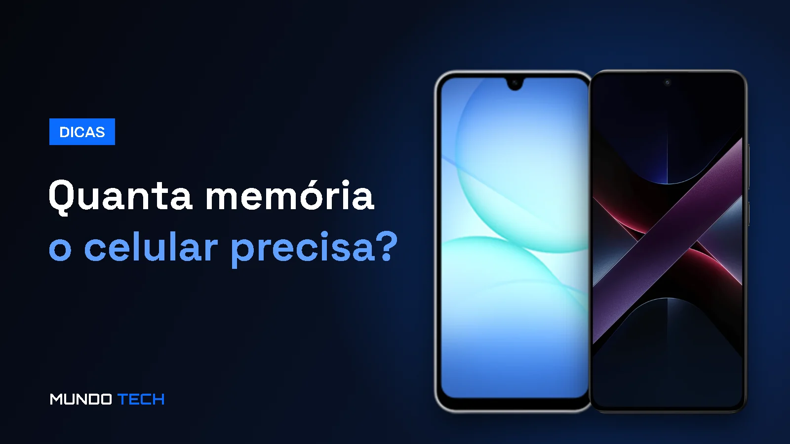 Quanta memória o celular precisa em 2026? RAM e armazenamento sem enrolação
